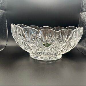 Shannon Dublin Collection 11” Crystal Centerpiece Bowl Cut Glass Godinger